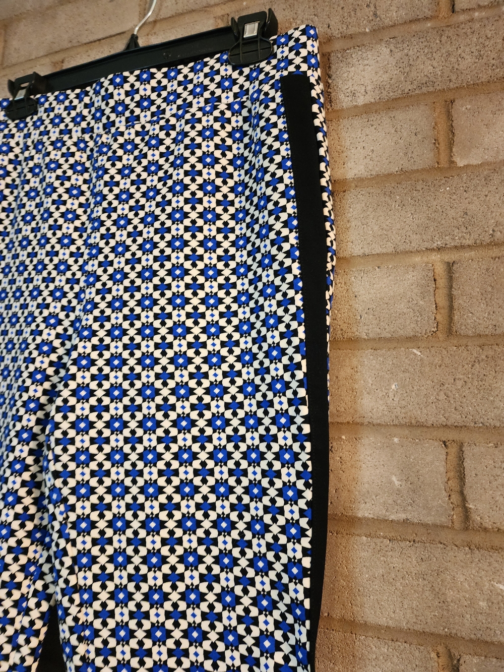 Maeve Pull-On Bootcut Pants in Blue Motif by Anthropologie - Picture 5 of 10